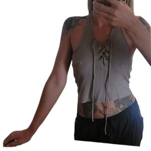 KENDALL & KYLIE HALTER TOP